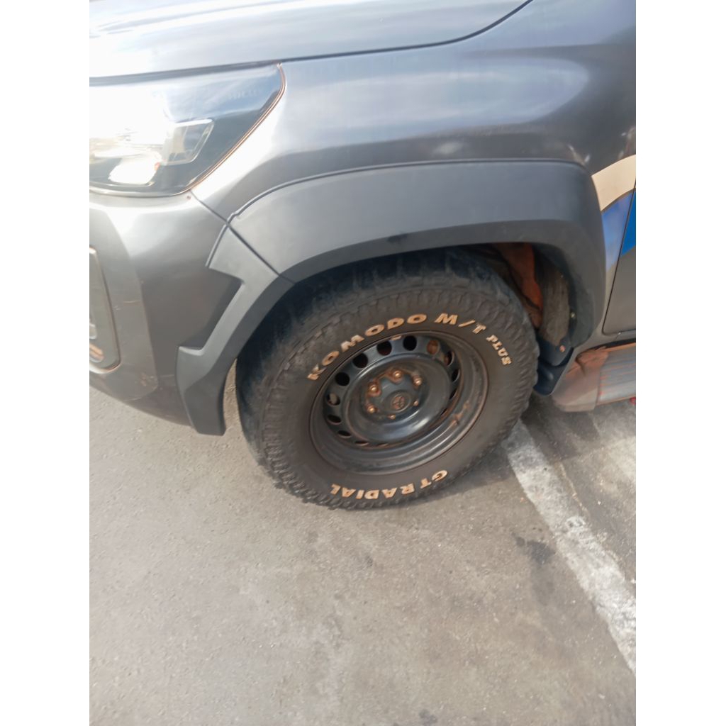 over fender mobil hilux revo 2021-2024 double cabin
