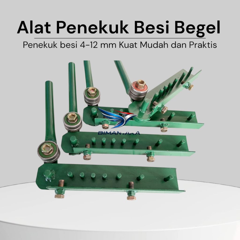 Alat Penekuk Besi begel 4 -12 mm Kuat Mudah dan Praktis untuk besi beton polos ulir dan strip plat.b
