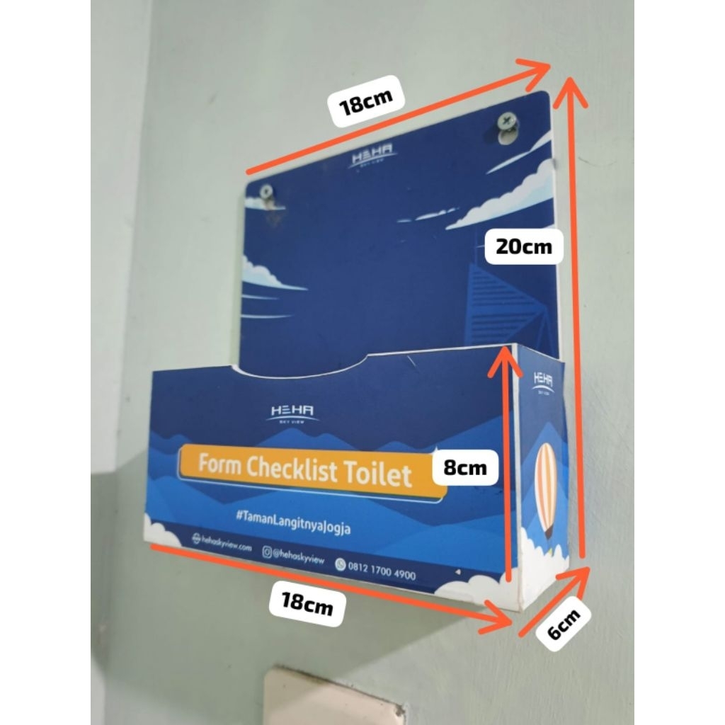 kotak saran akrilik/box saran akrilik