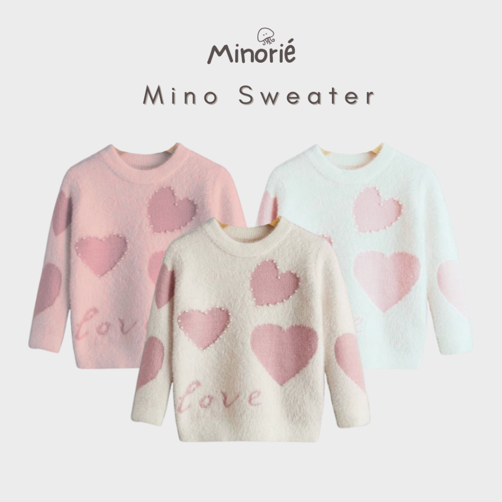 Minorie - Mino Sweater - Sweater Rajut - Sweater Rajut Perempuan - Outerwear - Sweater Rajut Motif -