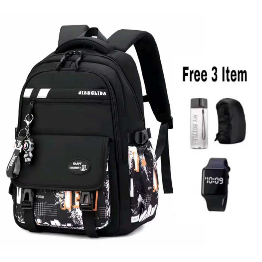 Tas unisek viral / Tas ransel sekolah Laki Laki Perempuan Sd Smp sma / Tas Laptop / Tas ransel Wanit