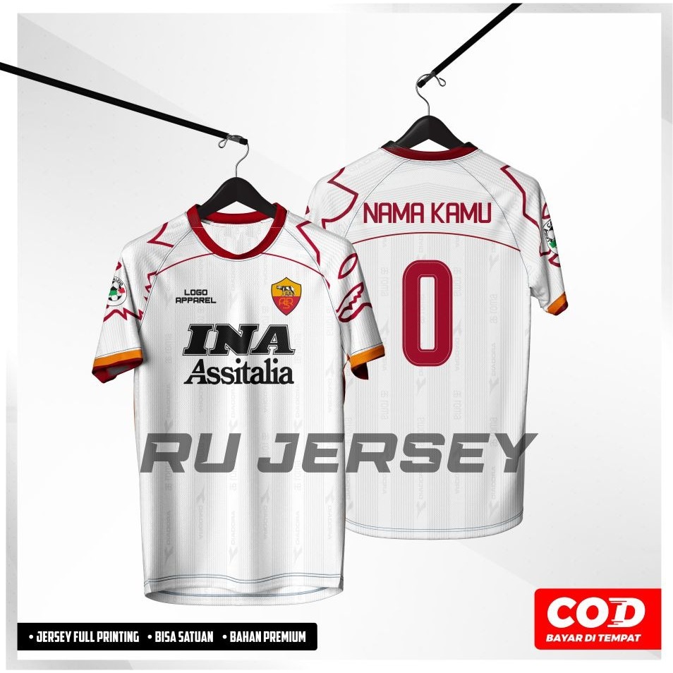 Jersey Roma@1999 Away Full Printing