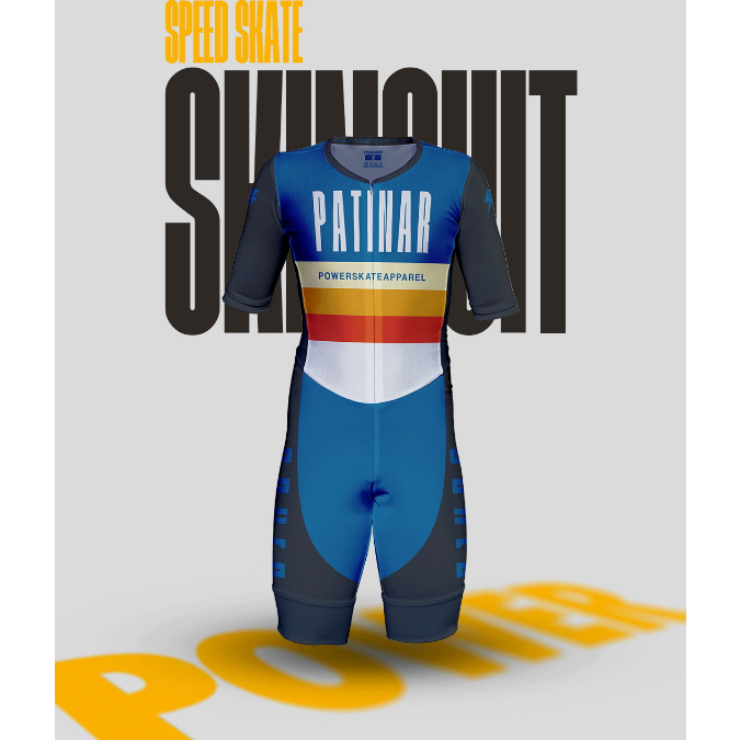 Skinsuit Sepatu Roda Inline Skate Power Apparel Jersey Olahraga Premium