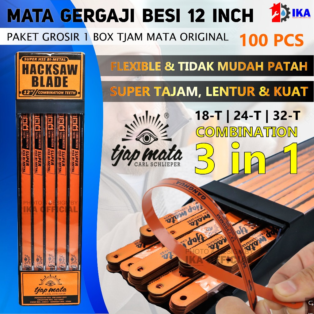 mata gergaji besi murah 1box FLEX TJAP MATA CAP MATA 1box 100pcs / GERGAJI CAP MATA GERGAJI BESI CAP