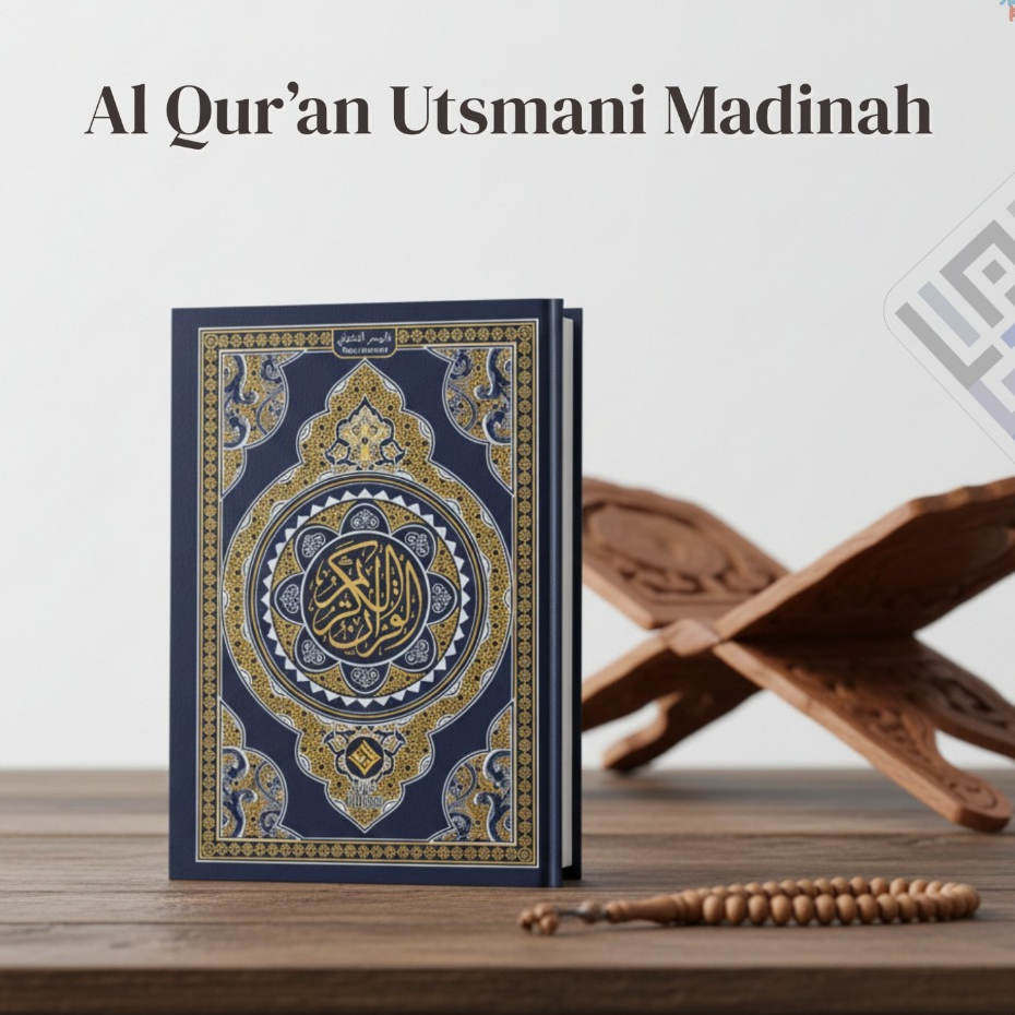 Mushaf Al-Qur’an Karim Rasm Utsmani Madinah A5 HardCover – Tanpa Terjemah | Edisi Wakaf