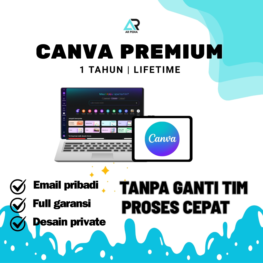 LIFETIME TEMPLATE CANVA PREMIUM UNLOCK ALL FITUR PRO PRIVATE