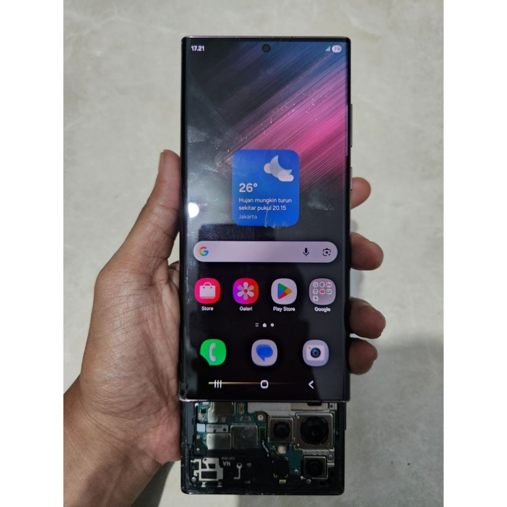 Lcd samsung s22 ultra ori minus