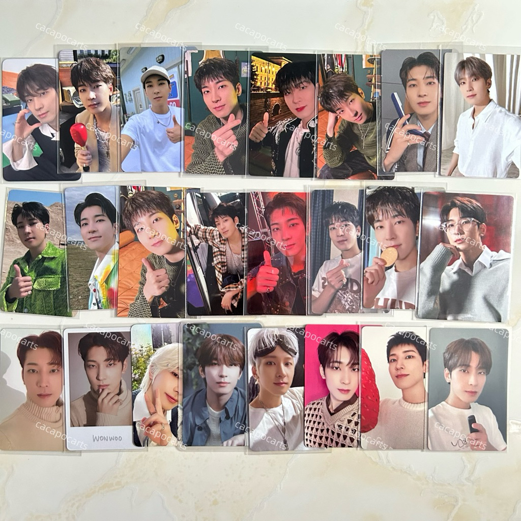 [bundle] photocard seventeen wonwoo - 17 is right here seventeenth heaven fml sector17 face the sun 
