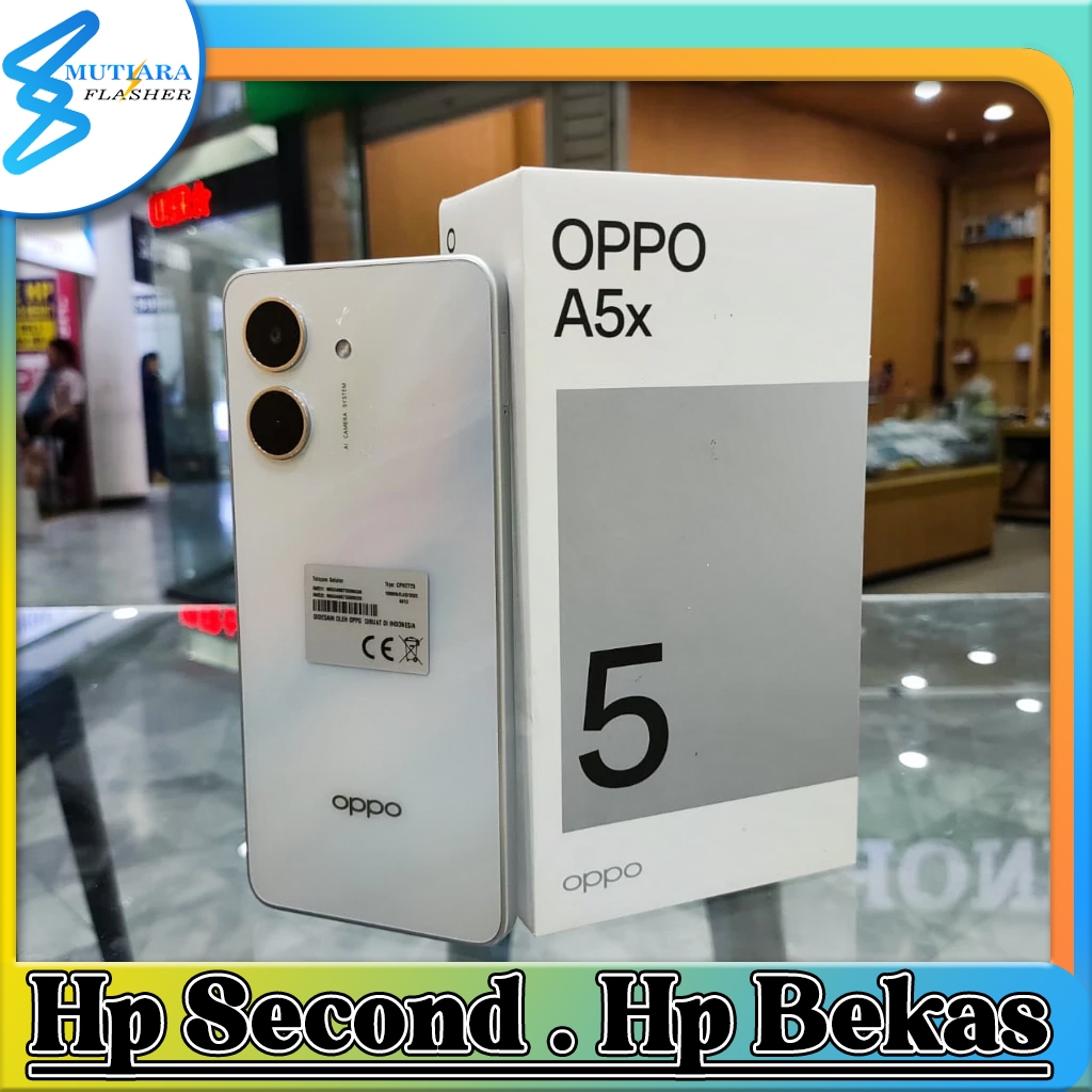 Oppo A5X Ram 4/128GB | Ram 6/128GB Bekas Original Flasher Store
