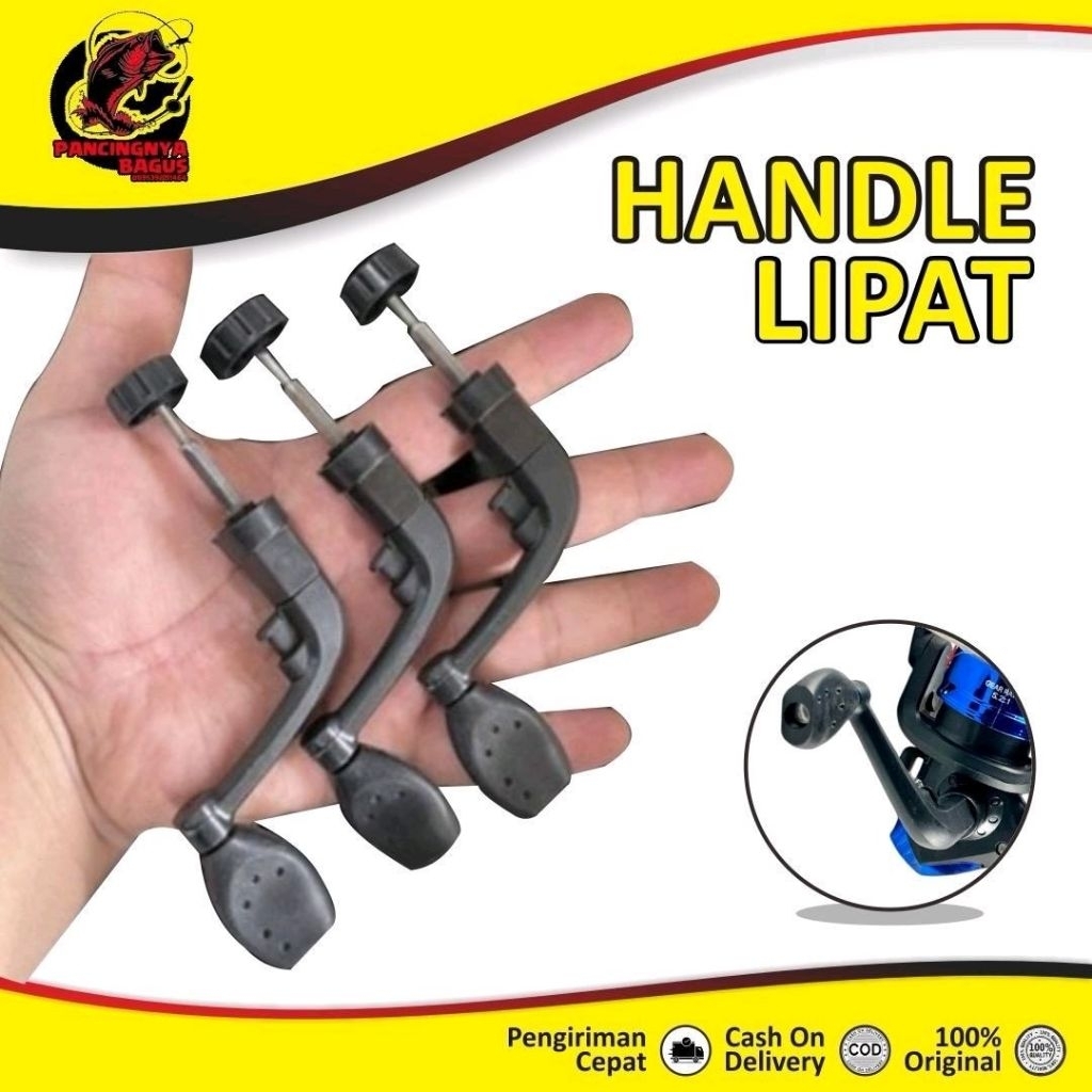 Handle Lipat Pancing Handle Lipat Reel Pancing Engkol Handle