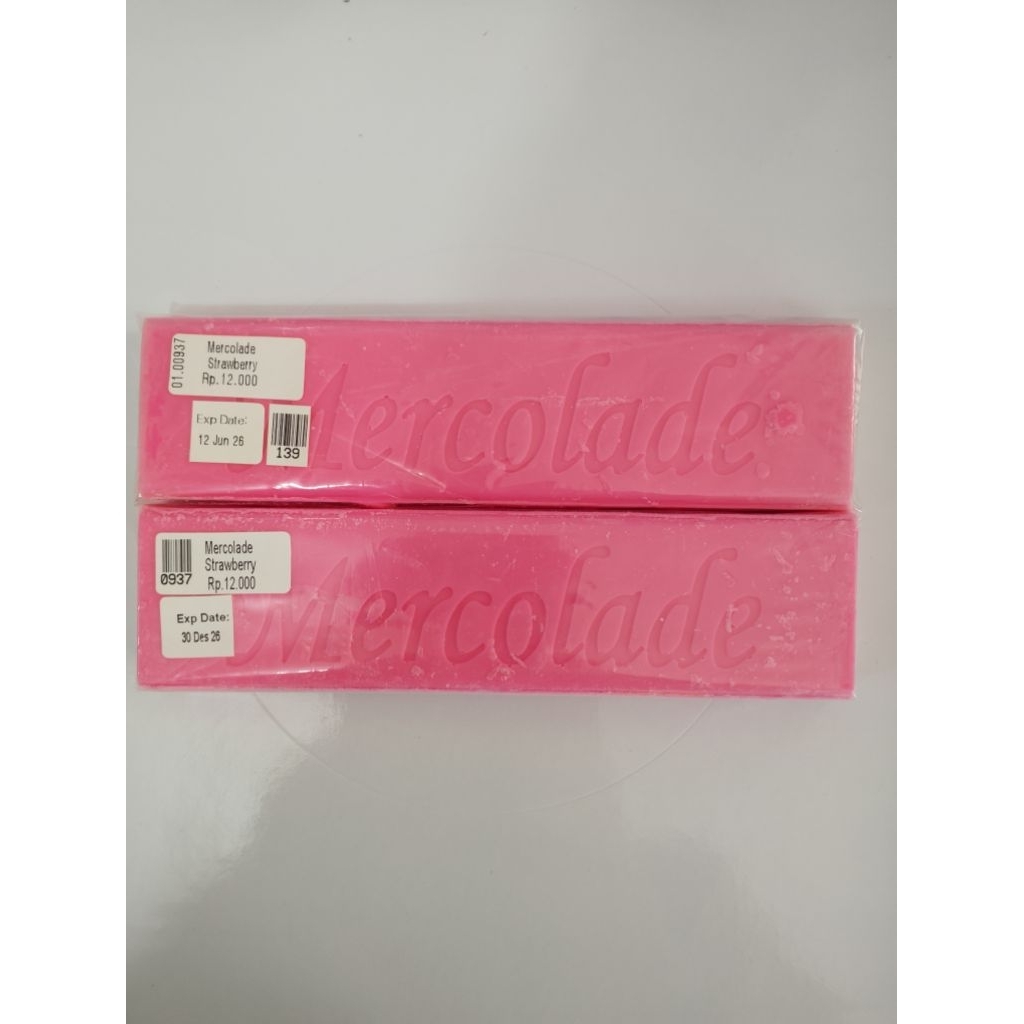 MERCOLADE STRAWBERRY COMPOUND REPACK/Mercolade Strawberry COMPOUND coklat batang repack