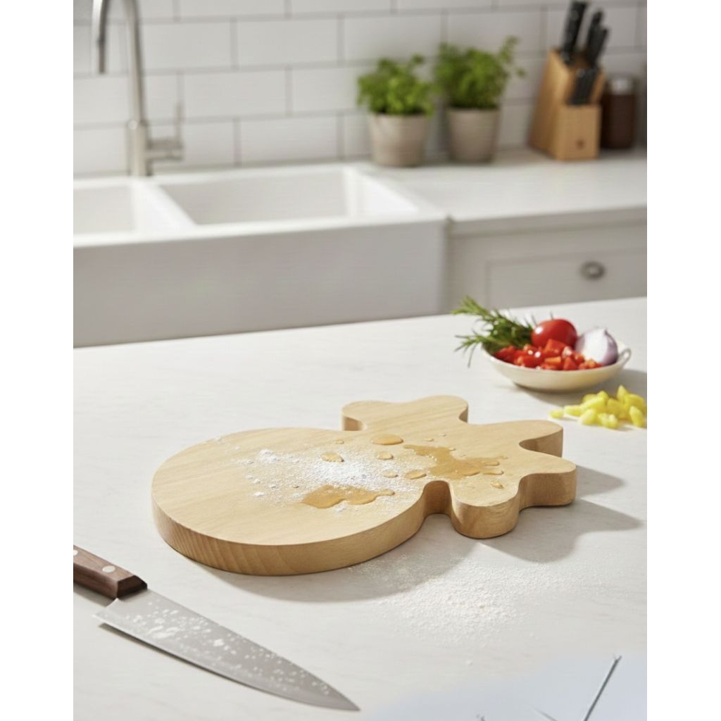 Talenan kayu non jati-talenan kayu aesthetic-talenan dekorasi-talenan murah