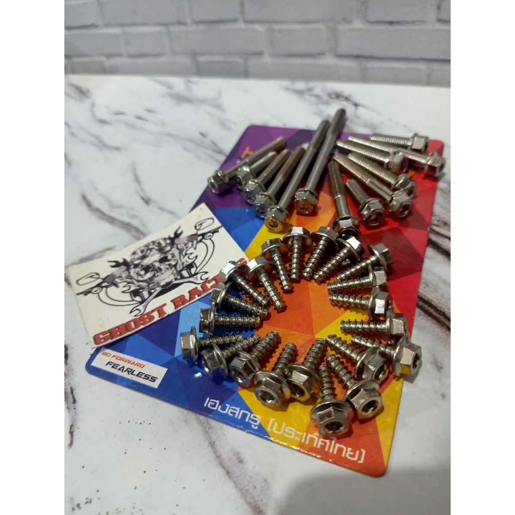 baut probolt cvt Vario 125 150  plus baut body monel L honda