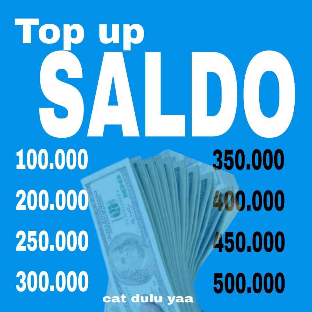 TERLARIS SALDO & PULSA BISA KESEMUA 100K