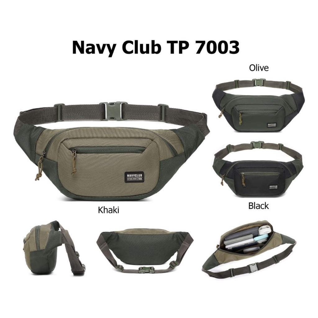 tas pinggang PRESIDENT & NAVY CLUB