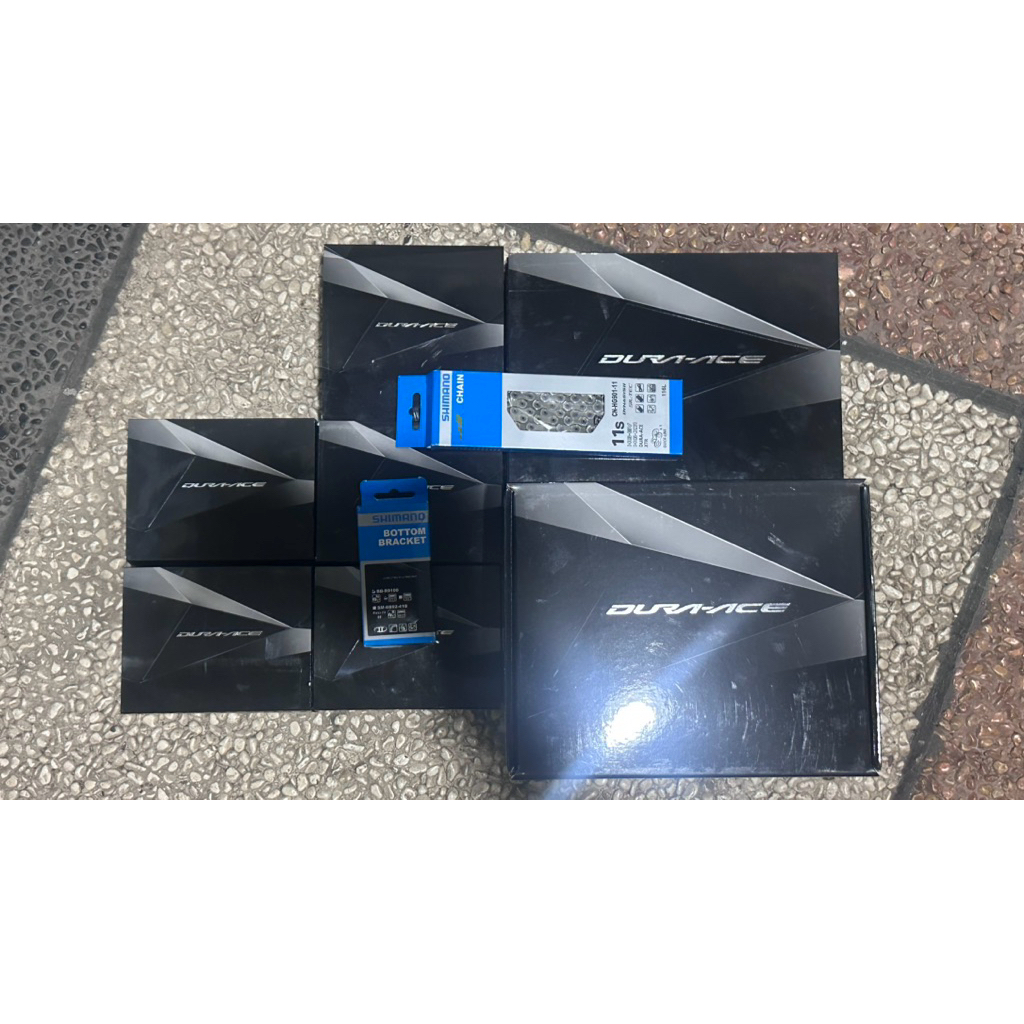 Shimano Duraace R9170 Black Edition Full Groupset Hydraulic Disc 11 Speed Baru Made in Japan