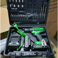 Bor Cas Batrai RYU TEKIRO RCI 20V Cordless IMPACT RCI20 Borcas batre Beton Tembok Kayu Besi 20V