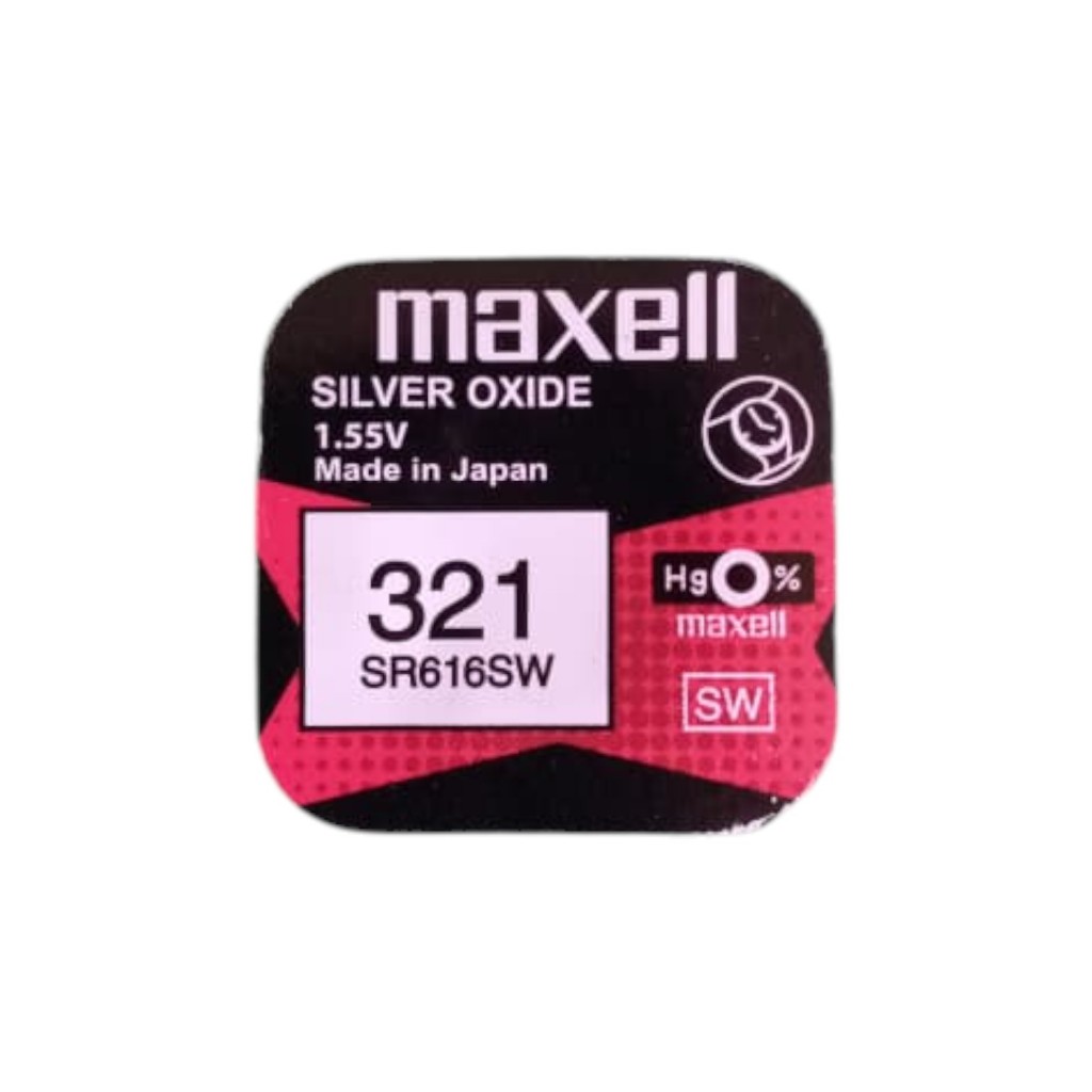 Maxell SR616SW 321 Original Maxell Made In Japan Isi 1pcs