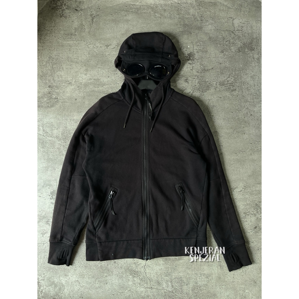 Cp Company Diagonal Fleece Black CLG