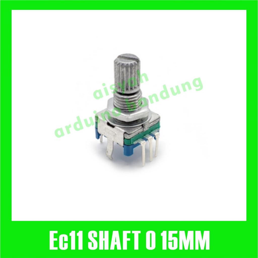 Rotary Encoder EC11 with Push Button Switch 15mm Half EC-11 SHAFT O