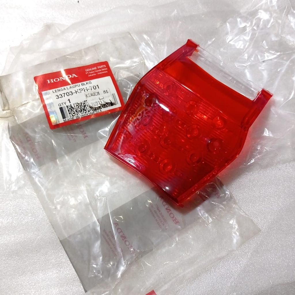 Mika Lampu kaca lampu stop rem Lampu Stop Stoplamp belakang Honda Supra X 125 ORIGINAL 33703-KPH-701