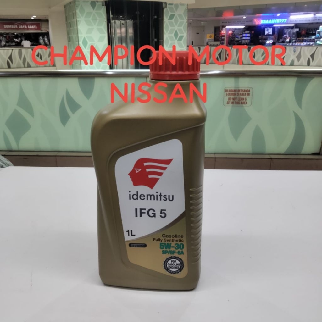 OLI MESIN NISSAN IFG 5 5W-30 FULLY FULL SYNTHETIC ORIGINAL IDEMITSU
