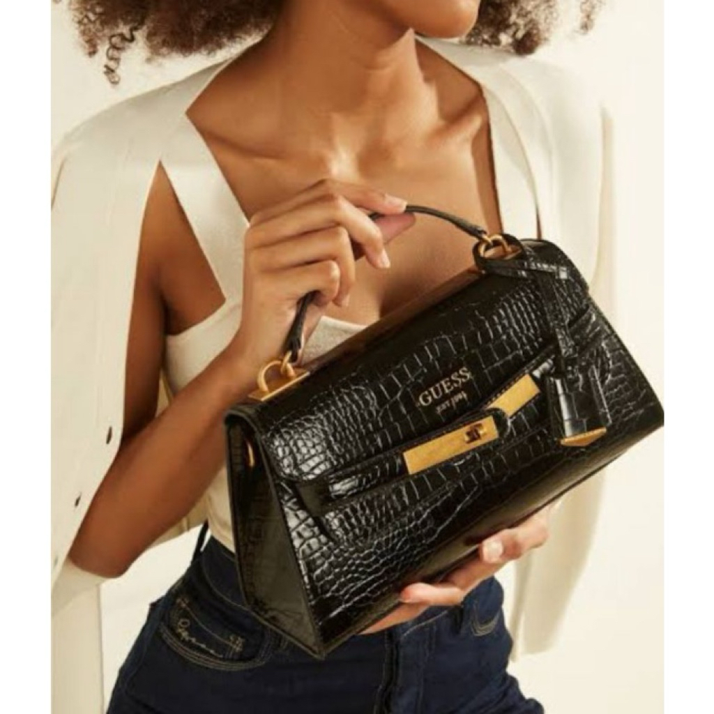 Guess Enisa Top Handle Bag-Tas Selempang Wanita