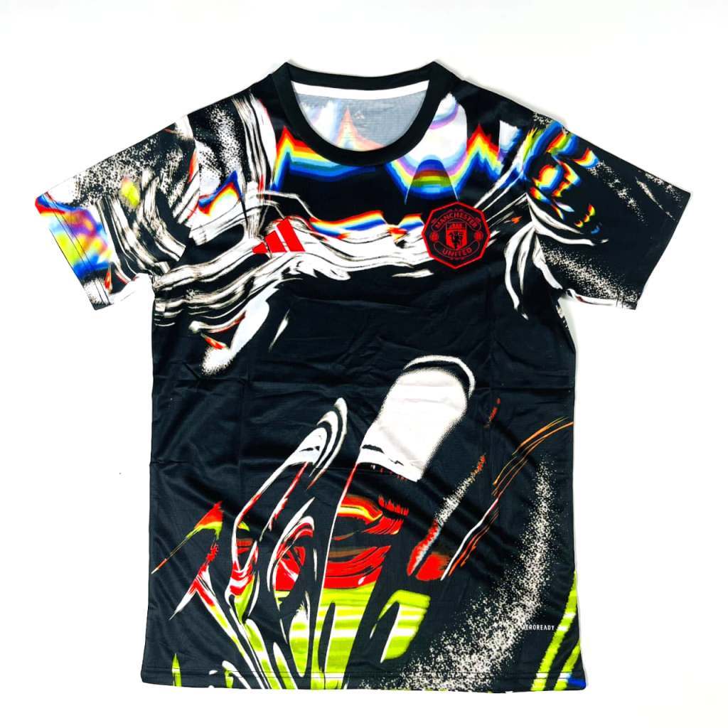 (BARU) JERSEY BOLA MU BLACK PRE-MATCH SHIRT NEW 2025 2026