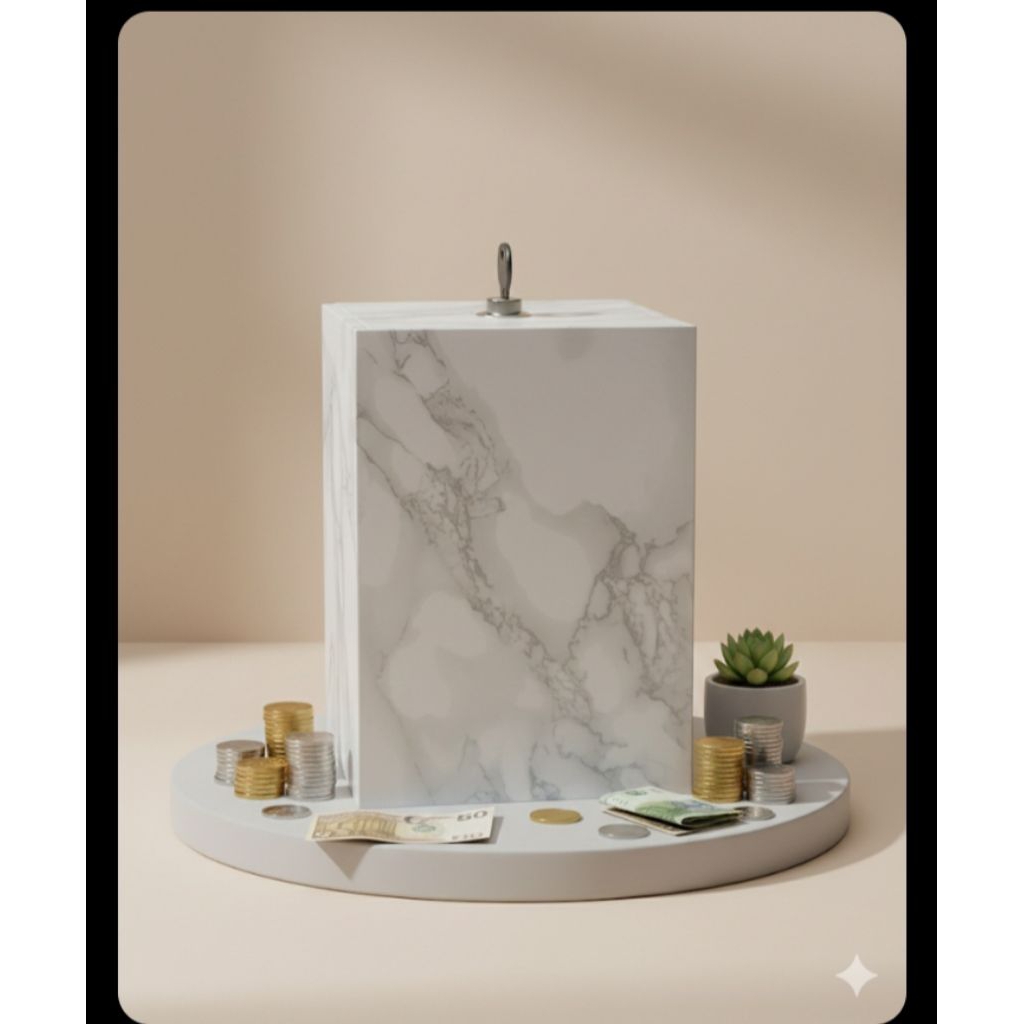 Celengan "Kunci" Motif GRANIT/MARMER