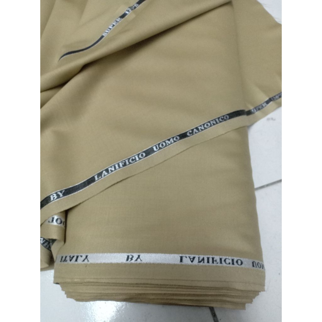 KAIN PDH WOOL PREMIUM/KAIN WOOL WARNA KHAKI ASN/PNS