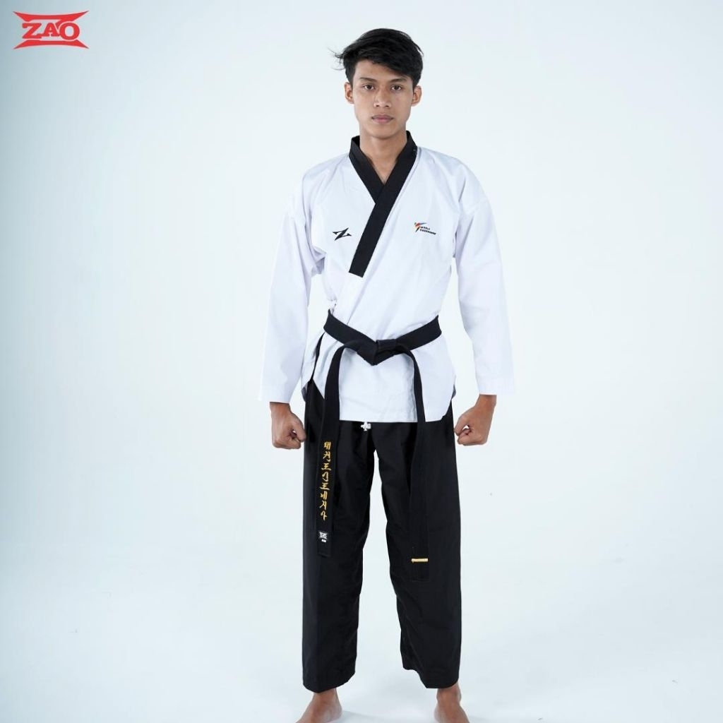 ZAO DOBOK POOMSAE TAEKWONDO MEREK ZAO