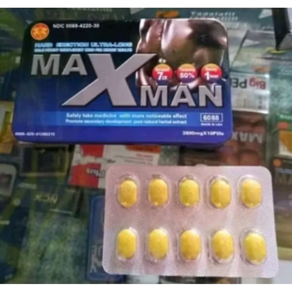 TERLARIS OBAT MAXMAN ASLI IMPORT ORIGINAL USA KU4T KUNING MEXMAN - MAXMAN ORIGINAL