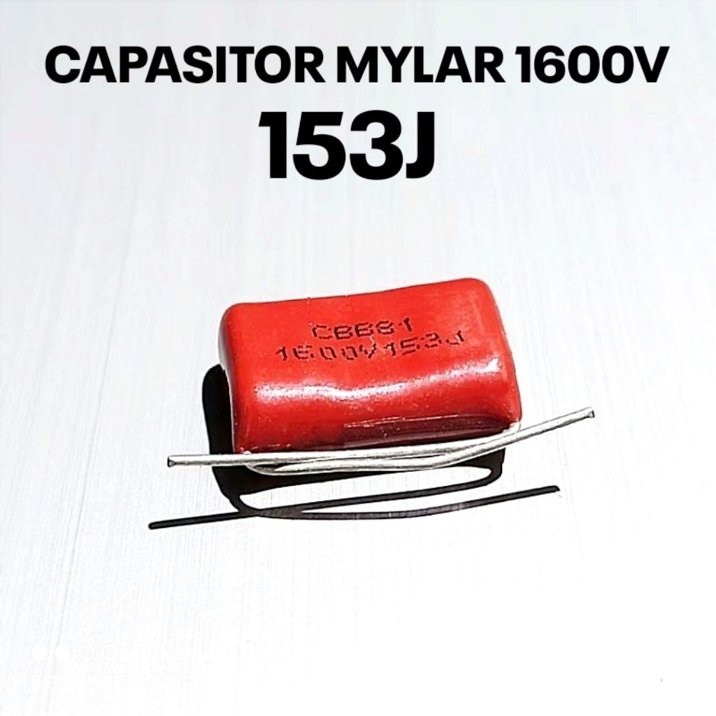CAPASITOR MYLAR 153 1600V  MILAR 153J 15nF 1600v 1.6KV CBB81