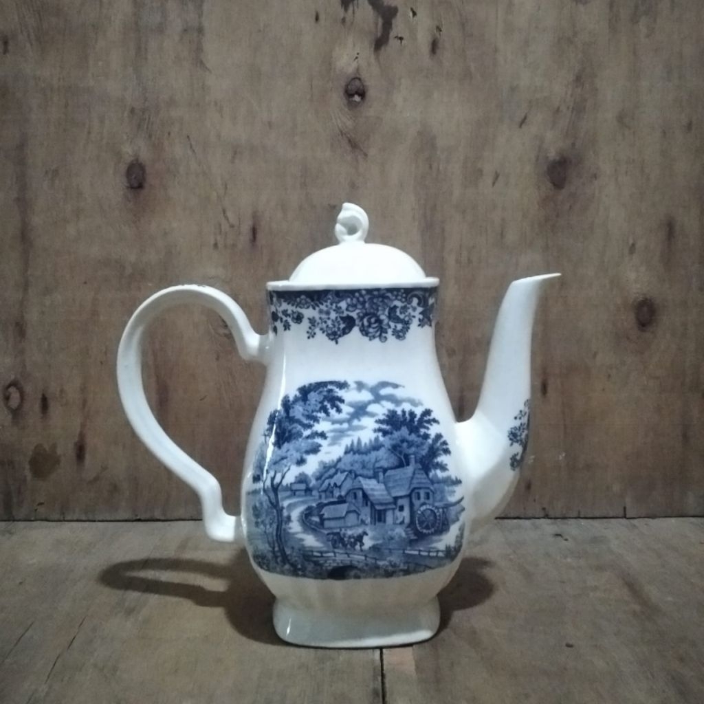 Teko keramik tea/coffee jadul antik vintage lawas kuno