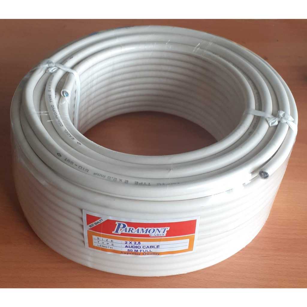 KABEL NYM PARAMOUNT 2X1,5 50M / NYM 2X2,5 50M FULL AUDIO CABLE PARAMOUNT KABEL NYM TERMURAH