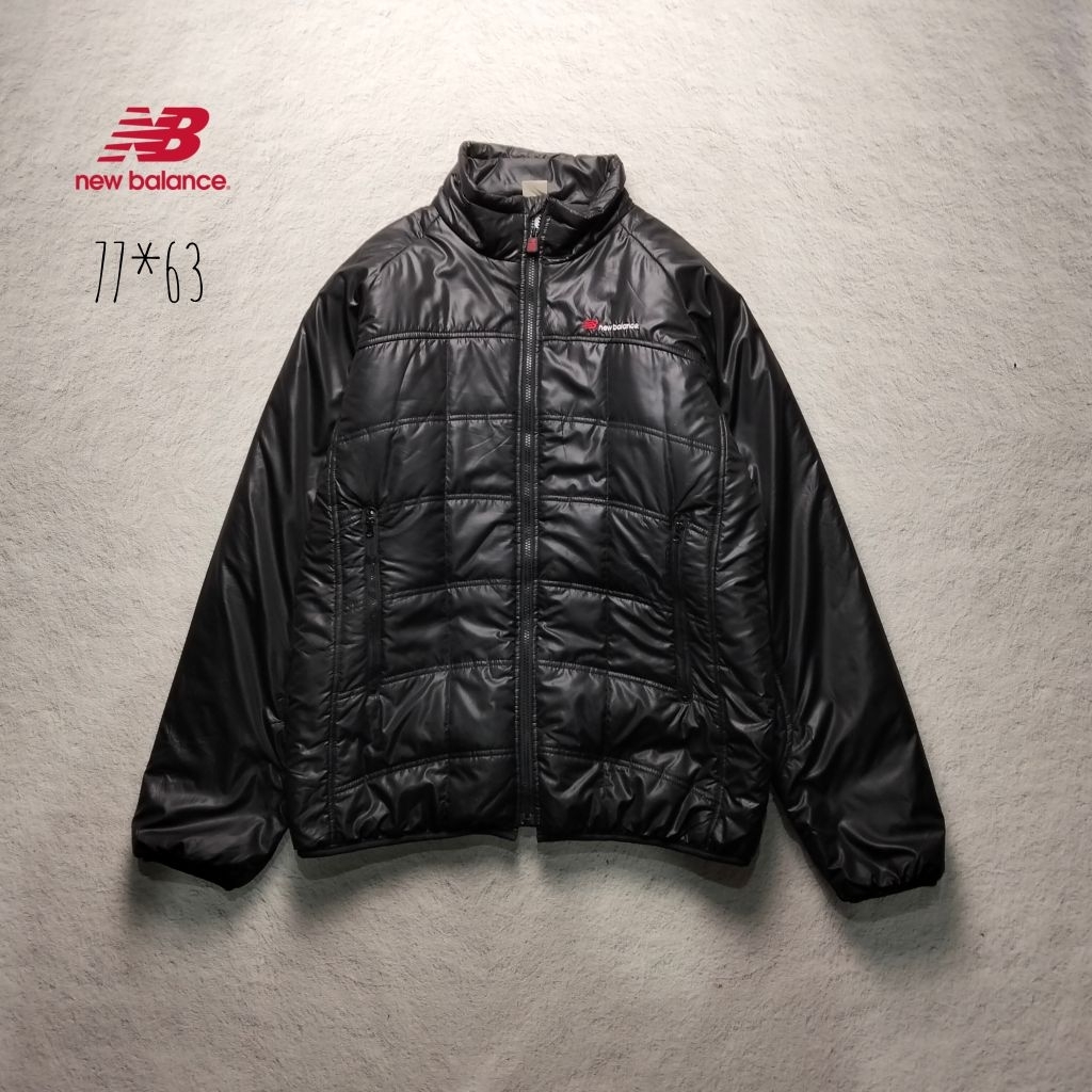 jacket puffer hitam original 100%