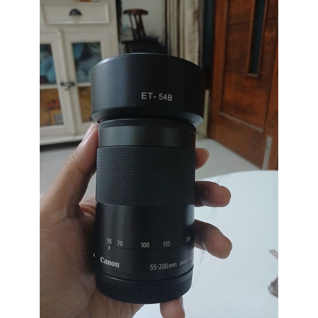 Lensa Tele Canon EF M 55-200mm IS STM
