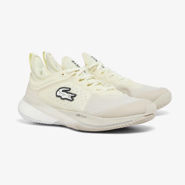 Sepatu Tennis Tenis Lacoste AG-LT23 Lite W Beige Original