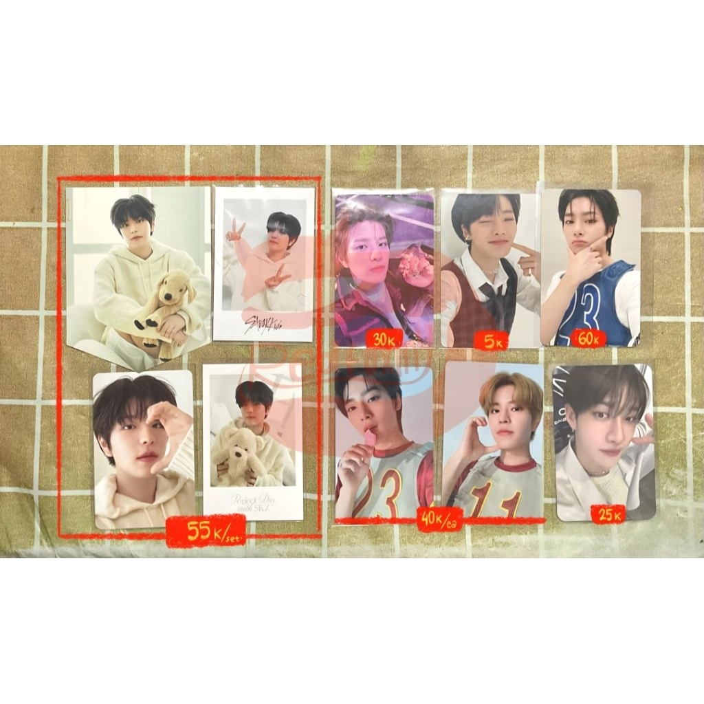 [BACA DESKRIPSI] photocard pc stray kids skz seungmin season greatings 2024 seungmin popcorn 5 star 