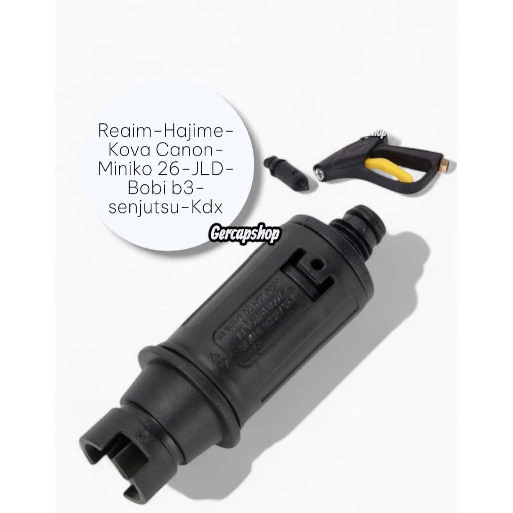 Nozzle Spray Hajime Reaim Miniko Yukido | Sperepart Kepala Semprotan Mesin Cuci Jet Cleaner