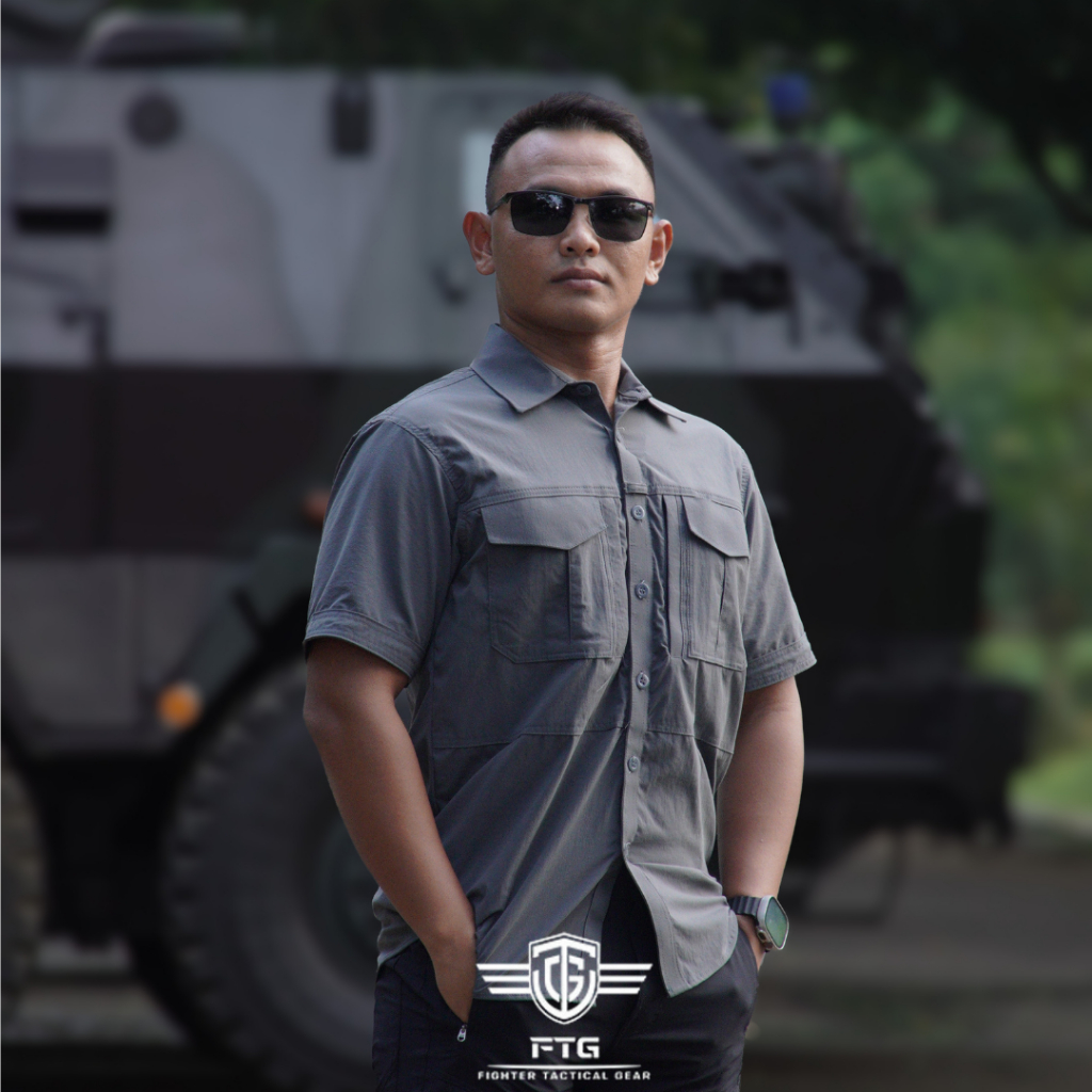 [Premium] Fighter Tactical Kemeja Tactical Paspampres Original Kemeja Outdor Kemeja Lapanga