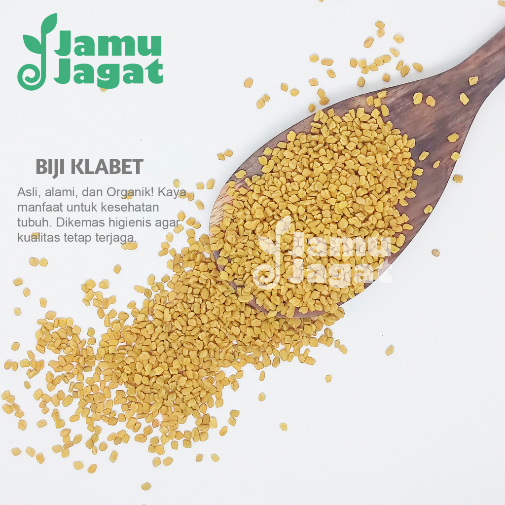 Biji Klabet 1kg Organik Fenugreek Grade A