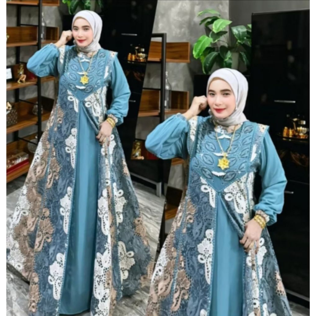 GAMIS SULTAN BROKAT PREMIUM