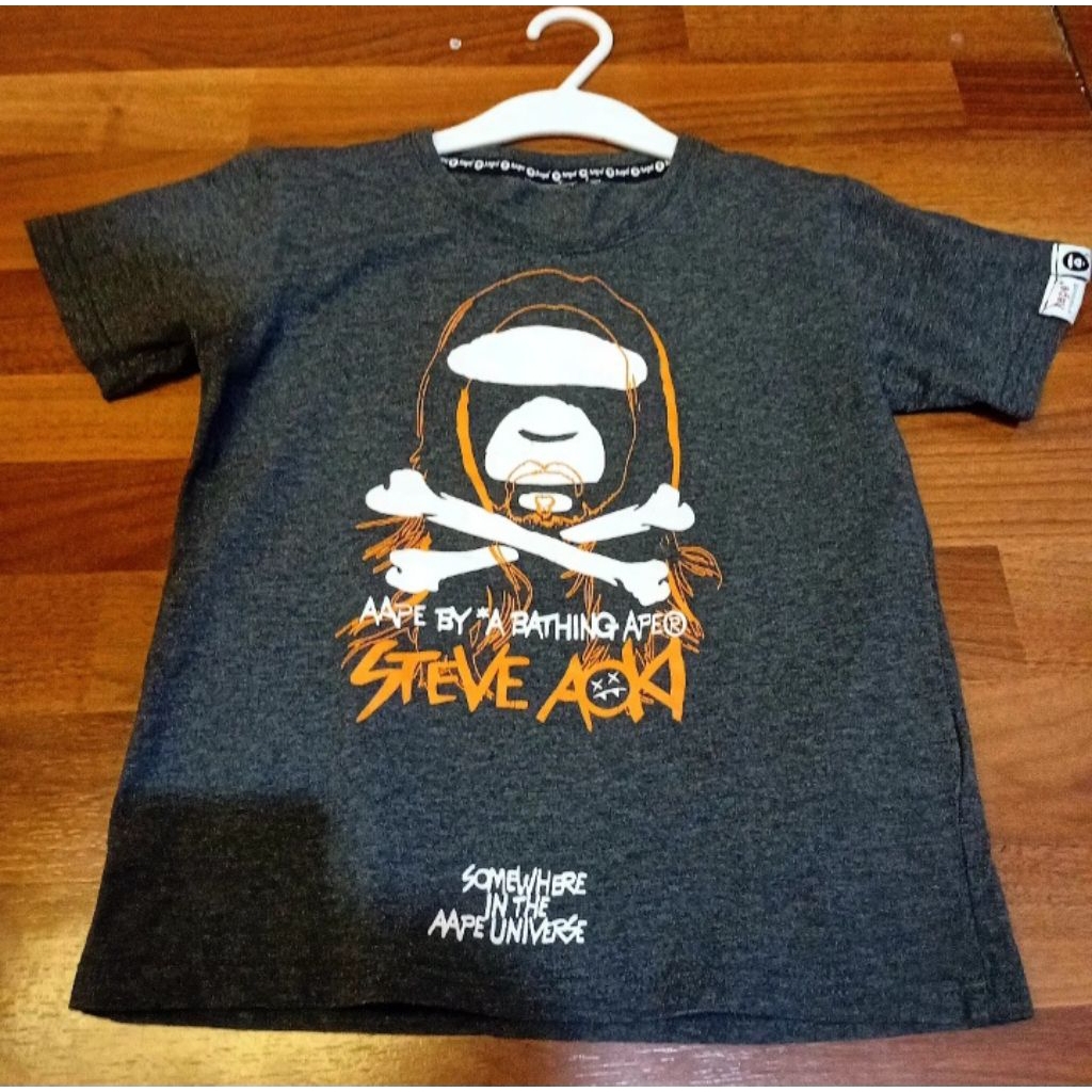 Original Bape Kids / Preloved kaos anak laki-laki