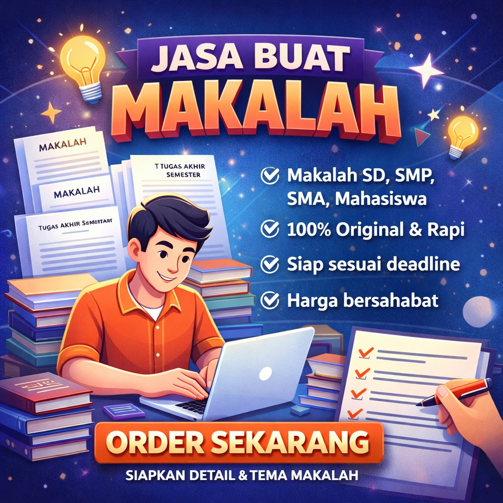 Jasa buat makalah dan tugas akhir semester