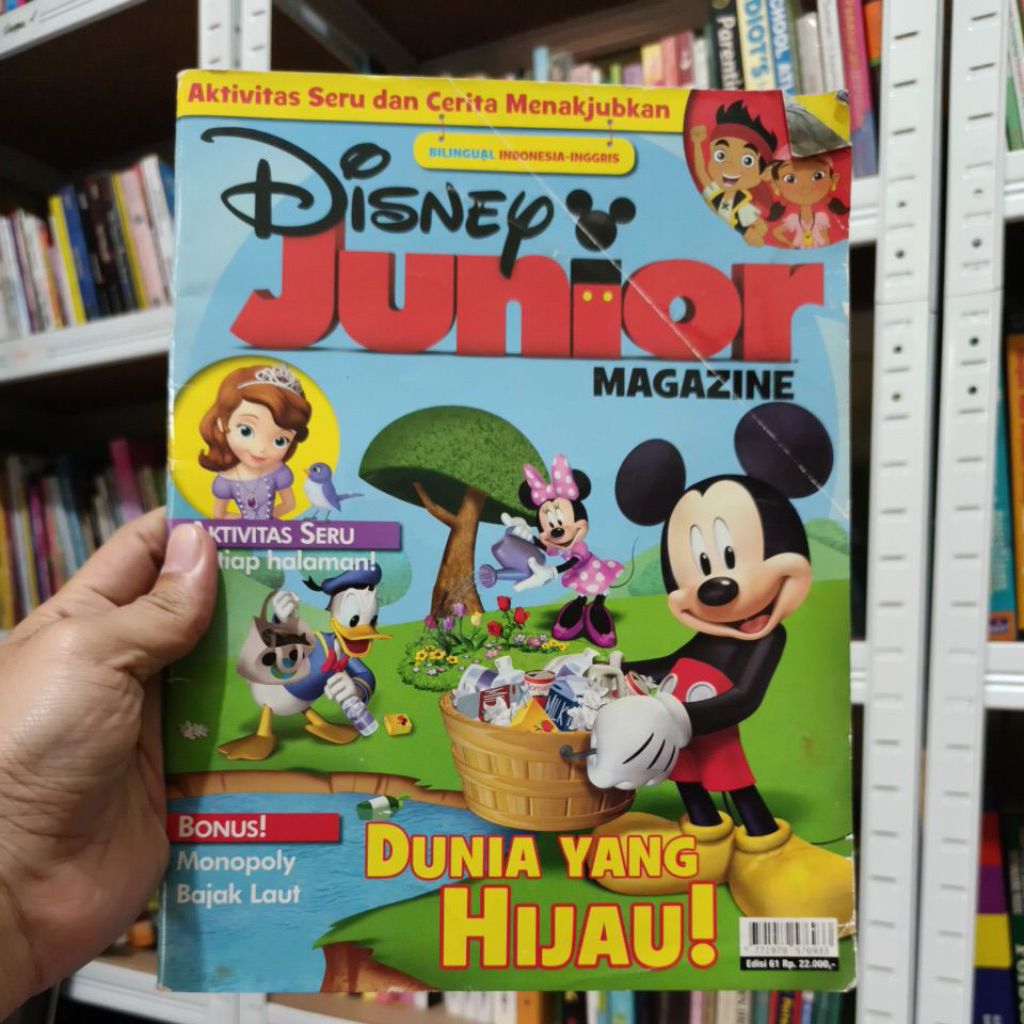 Majalah Anak Disney Junior Magazine edisi 61 || Dunia Yang Hijau