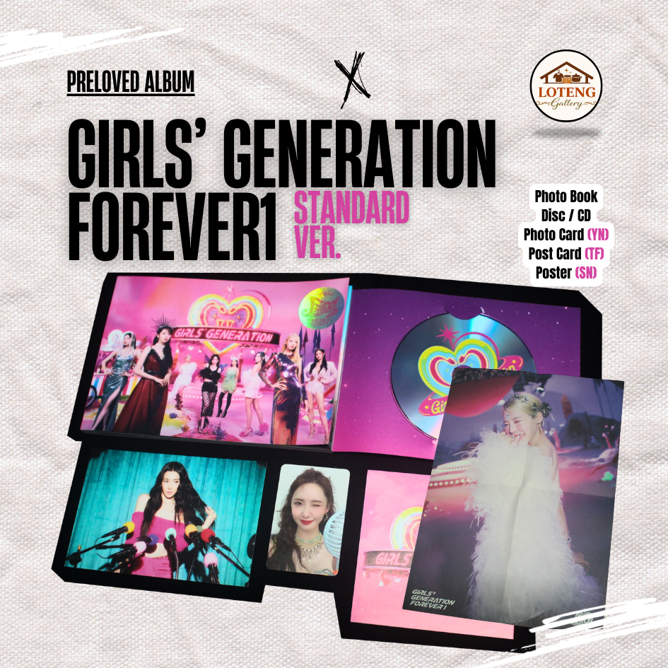 [UNSEALED OFFICIAL ALBUM] SNSD / GIRLS' GENERATION FOREVER1 (STANDARD VER.) FULLSET - PHOTOCARD YOON