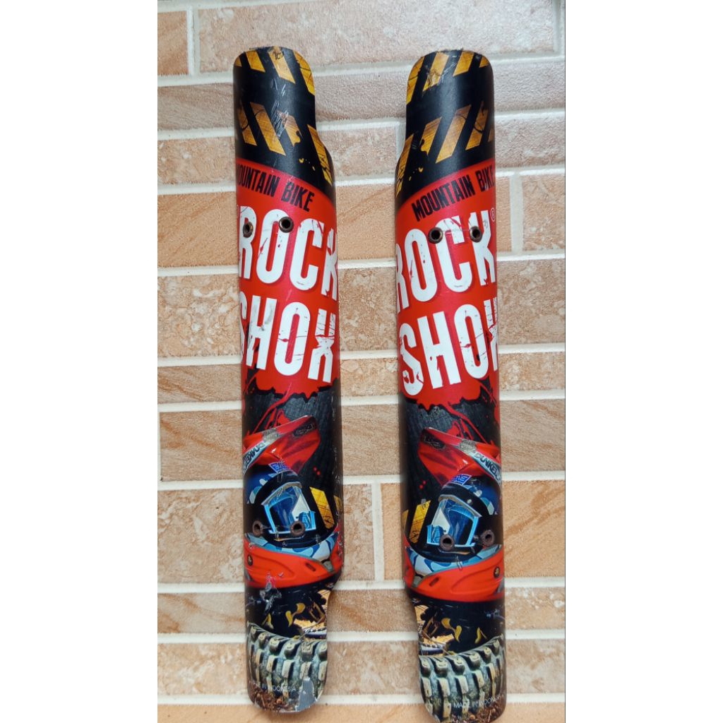 Cover Fork MTB Rock Shock, cover fork rock shock kanan kiri