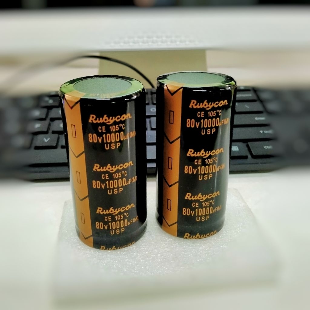 Elco Rubycon 10.000 uF 80 Volt KW 2 10.000/80v KW 2
