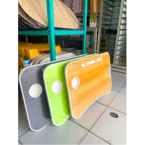 MEJA BELAJAR LAPTOP/ MEJA BELAJAR AESTHETIC/MEJA BELAJAR KAYU